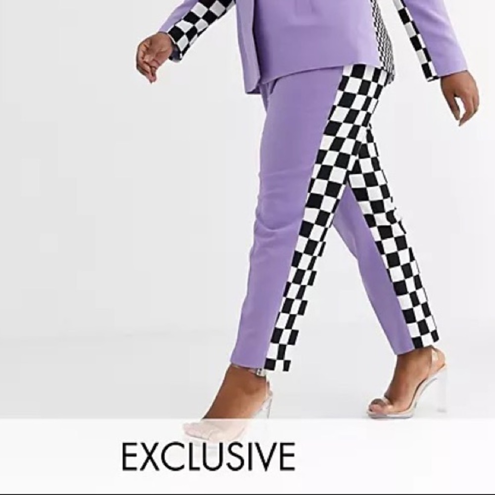 Purple dress pants